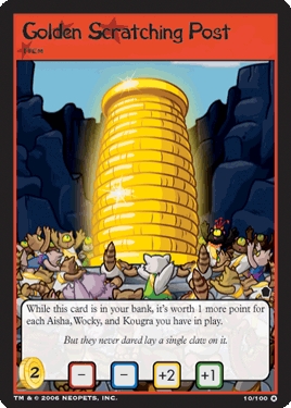 Golden Scratching Post - Foil